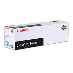 Тонер CANON (C-EXV17C) iR4080/4580/5185, голубой, оригинальный, ресурс 30000 стр., 0261b002 - фото 13498304