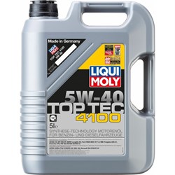 НС-синтетическое моторное масло LIQUI MOLY Top Tec 4100 5W-40 SN C3 - фото 13515224