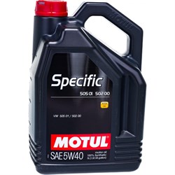 Синтетическое масло MOTUL Specific 505.01 5W40 - фото 13518988
