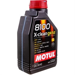 Синтетическое масло MOTUL 8100 X-clean GEN2 5W40 - фото 13520513
