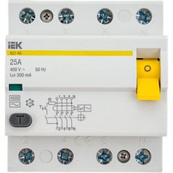 Выключатель дифференциального тока IEK ВД1-63 - фото 13524576