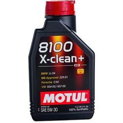 Синтетическое масло MOTUL 8100 X-clean+ SAE 5W30 - фото 13525504