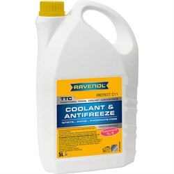 Антифриз RAVENOL TTC Traditional Technology Coolant Concent концентрат, желтый, 5 л - фото 13529060