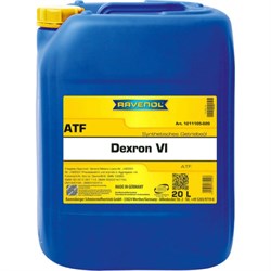 Трансмиссионное масло RAVENOL ATF Dexron VI 20 л, new - фото 13531220