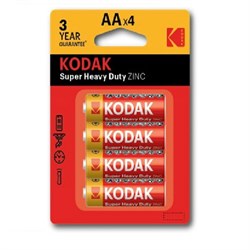 Солевая батарейка Kodak R64BL EXTRA HEAVY DUTY KAAHZ4 - фото 13531253