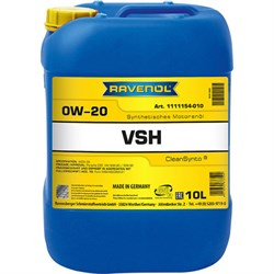 Моторное масло RAVENOL VSH SAE 0W-20, 10 л - фото 13532279