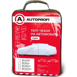 Водонепроницаемый тент-чехол на автомобиль седан AUTOPROFI SED-435 М - фото 13535135