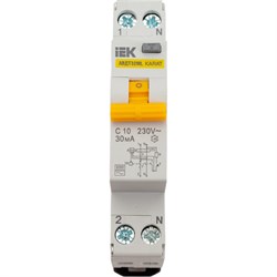 Автоматический выключатель дифференциального тока IEK АВДТ32МL KARAT - фото 13536461