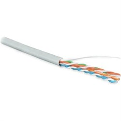 Одножильный кабель Hyperline UUTP4-C5E-S24-IN-PVC-GY-100 - фото 13541447