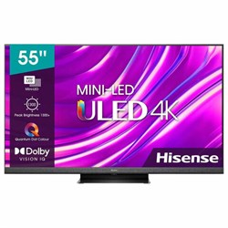 Телевизор HISENSE 55U8HQ, 55" (139 см), 3840x2160, 4K, 16:9, SmartTV, Wi-Fi, черный - фото 13546519