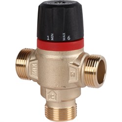 Термостатический смесительный клапан для систем отопления и гвс ROMMER RG0092NU9FV18V - фото 13547049