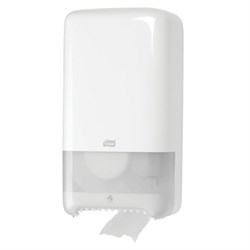 Диспенсер для туалетной бумаги TORK (Система T6) Elevation, midi, белый, 557500 - фото 13552499