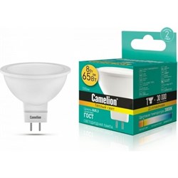 Светодиодная лампа Camelion LED8-S108/830/GU5.3 - фото 13554055
