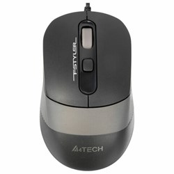 Мышь проводная A4TECH Fstyler FM10, USB, 3 кнопки + 1 колесо-кнопка, оптическая, черная, 1147673 - фото 13563119