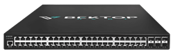 Управляемый коммутатор уровня 2 . 48 портов 100/1000BaseT  с поддержкой POE+, 6 портов 1/10GE SFP+ - фото 13566119