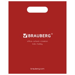 Пакет презентационно-упаковочный BRAUBERG, 40х50 см, усиленная ручка - фото 13590106