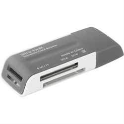 Картридер DEFENDER Ultra Swift, USB 2.0, порты SD, MMC, TF, M2, XD, MS, 83260 - фото 13590131