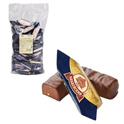 Конфеты шоколадные БАБАЕВСКИЙ с дробленым миндалем и вафельной крошкой, 1000 г, пакет, ББ12279 - фото 13591497