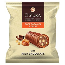 Конфеты шоколадные O'ZERA "Caramel & Crisp" с хрустящими шариками, 500 г, НК943 - фото 13591581