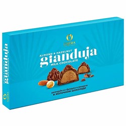 Конфеты шоколадные O'ZERA "Gianduia" с шоколадной пастой из фундука и миндаля, 220 г, РЕК764 - фото 13591632