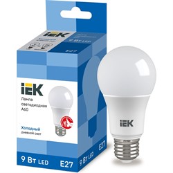 Лампа IEK LLE-A60-9-230-65-E27 - фото 13592422
