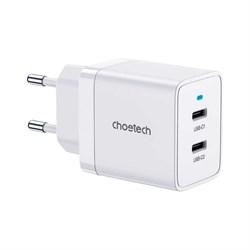 Сетевое зарядное устройство Choetech Q5006-EU-WH - фото 13596112