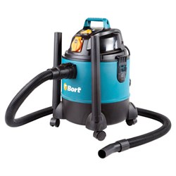 Пылесос хозяйственный BORT BSS-1220-Pro, 1250 Вт, сухая/влажная уборка, сила всасывания 250 Вт, бак 20 л, 98291797 - фото 13598027