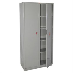 Шкаф металлический для документов КБС-10, (1850х880х390 мм; 90 кг), 2 отделения, сварной - фото 13604985