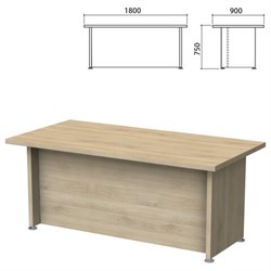 Стол письменный &quot;Приоритет&quot; 1800х900х750 мм, кронберг (КОМПЛЕКТ)