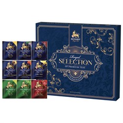 Чай RICHARD "Royal Selection Of Premium Teas" ассорти 9 вкусов, НАБОР 72 пакетика, 101540 - фото 13622180