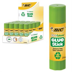 Клей-карандаш BIC "ECOlutions", 21 г, 8923452 - фото 13643078