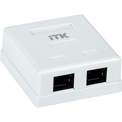 Настенная информационная розетка ITK CS2-1C5EU-22 - фото 13650699