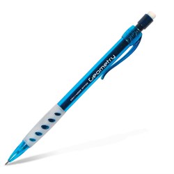 Карандаш механический 0,5 мм, KOH-I-NOOR "Geometry", ластик, резиновый грип, корпус тонированный голубой, 5780, 5780008001KS - фото 13652172
