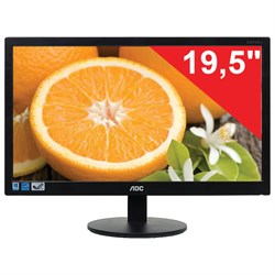 Монитор AOC E2070SWN (/01), 19,5" (50 см), 1600x900, 16:9, TN+film, 5 мс, 200 cd, VGA, черный - фото 13658534