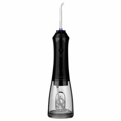 Ирригатор для полости рта REVYLINE RL 450 New, портативный, емкость резервуара 0,3 л, 5 насадок, черный, 7993 - фото 13666256