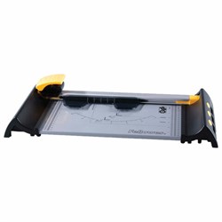 Резак роликовый FELLOWES ELECTRON A4, 4 стиля резки, до 10 л., длина резки 320 мм, FS-54104 - фото 13666324