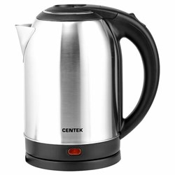 Чайник CENTEK CT-0037, 2 л, 2200 Вт, закрытый нагревательный элемент, сталь - фото 13681296