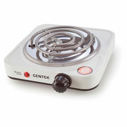 Настольная электрическая плита CENTEK CT-1508, 1000 Вт, 1 конфорка, 5 режимов нагрева, белая - фото 13687034