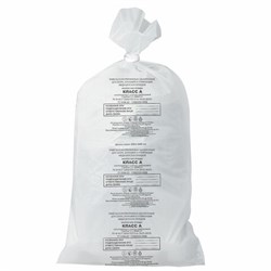 Пакеты для медицинских отходов КОМПЛЕКТ 100 шт., класс А (белые) 30 л, 50х60 см, 16 мкм, ПТП "Киль" - фото 13687111