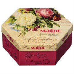 Чай MAITRE "Цветы" ассорти 12 вкусов, НАБОР 60 пакетиков, баж 082 - фото 13701239