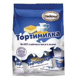 Вафли АККОНД "Тортимилка" со сливочной сбивной начинкой, 250 г - фото 13701434