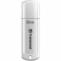 Флеш-диск 32 GB TRANSCEND JetFlash 730, USB 3.1, белый, TS32GJF730 - фото 13705888