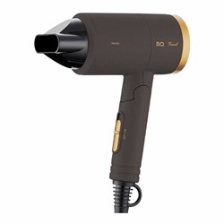 Фен BQ (БИ-КЬЮ) HD1212M, 1400 Вт, 2 скорости, 2 температурных режима, ионизация, коричневый, 86189100 - фото 13714954