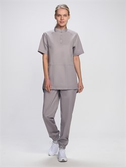 Костюм женский Сити-002 (тк.Смесовая,145) MedLine, св.серый - фото 13741307
