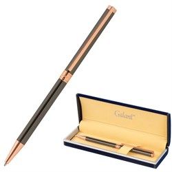 Ручка подарочная шариковая GALANT "ASTRON BRONZE", корпус металлический, детали розовое золото, узел 0,7 мм, синяя, 143524 - фото 13743406