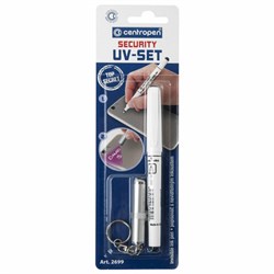 Маркер перманентный ультрафиолетовый CENTROPEN "Security UV", фонарик, 0,6-1 мм, 2699, 6 2699 0201 - фото 13743493