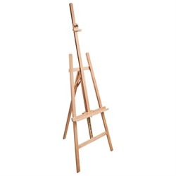 Мольберт напольный BRAUBERG ART CLASSIC, бук, угол 60°, 63х174(231)х68см, высота холста 126см,190652 - фото 13743671