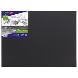 Холст черный на картоне (МДФ), 30х40 см, грунт, хлопок, мелкое зерно, BRAUBERG ART CLASSIC, 191679 - фото 13743752