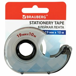 Клейкая лента 19 мм х 10 м в диспенсере, BRAUBERG, 227265 - фото 13744143