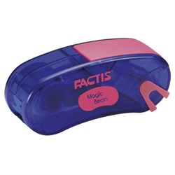 Точилка FACTIS Magic Bean (Испания), с контейнером и стирательной резинкой, 65x30x20 мм, ассорти, F4715215 - фото 13744199
